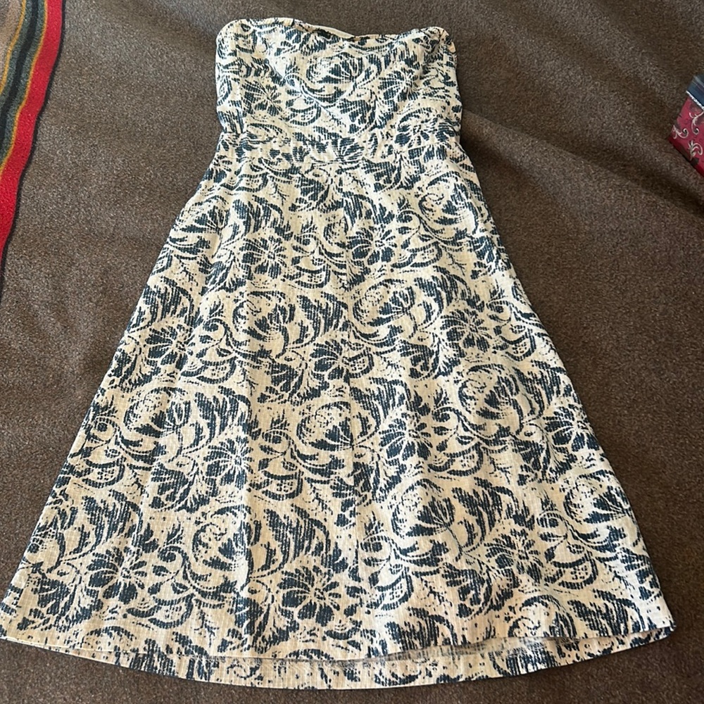 Strapless A-Line Dress